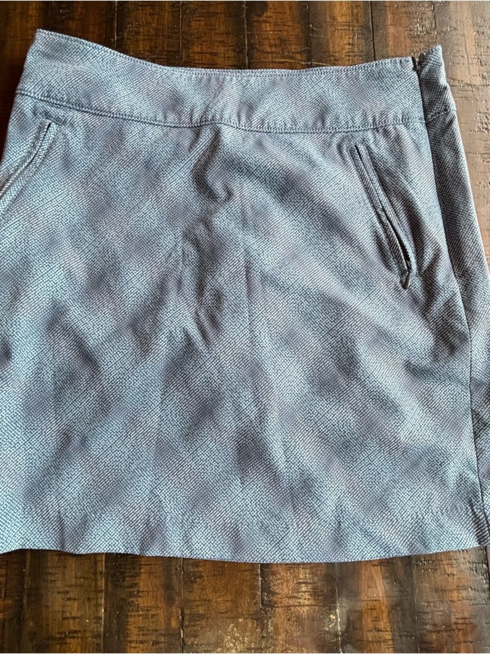 Cutter & Buck Heathered Light Blue Mini Skirt